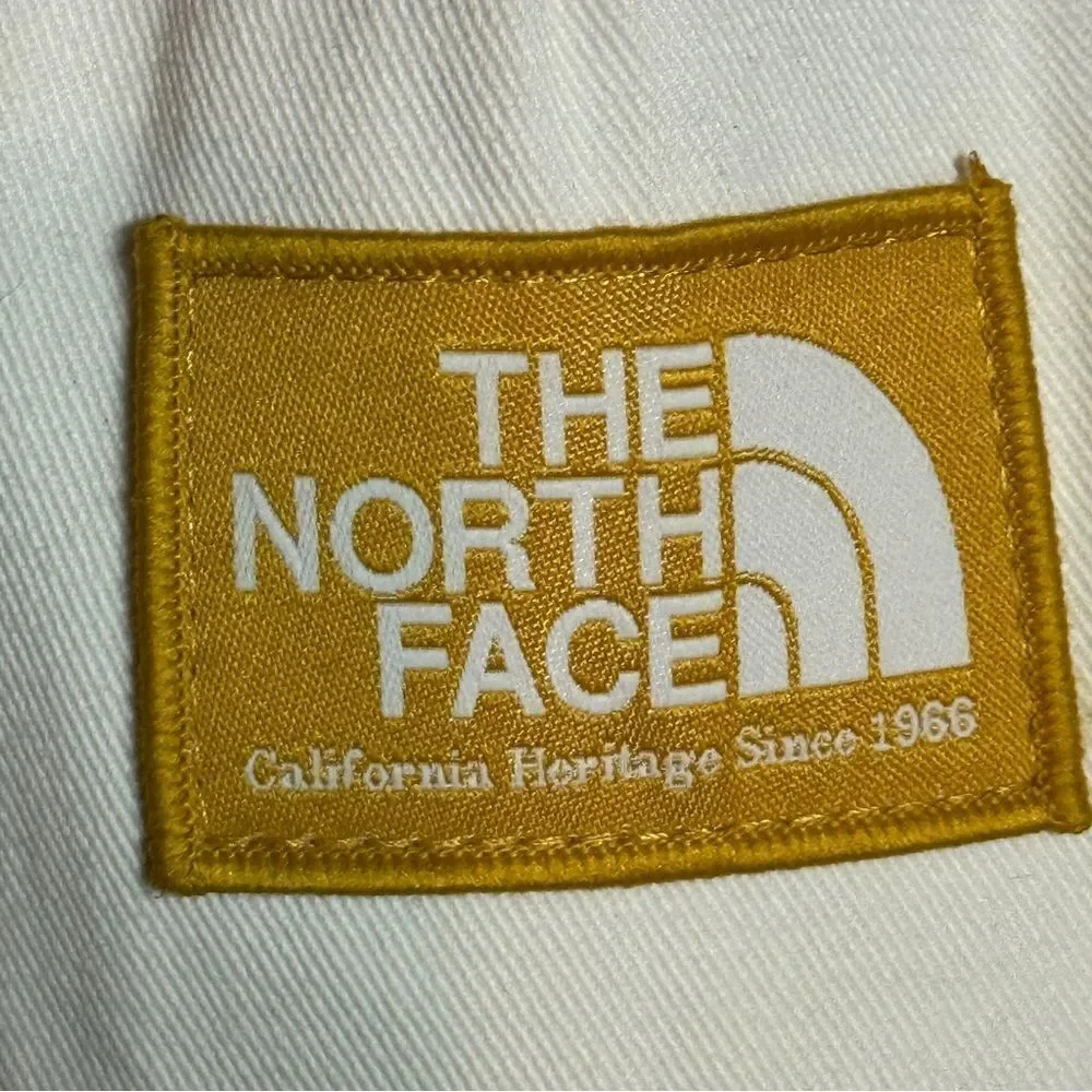 The North Face Mudder Trucker Hat Cap Gold California Heritage Patch Black White